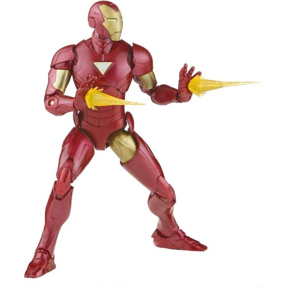 6" Marvel Legends Series Iron Man Classic  Comic Collectible Action Figure - Red - Picture 4 of 4